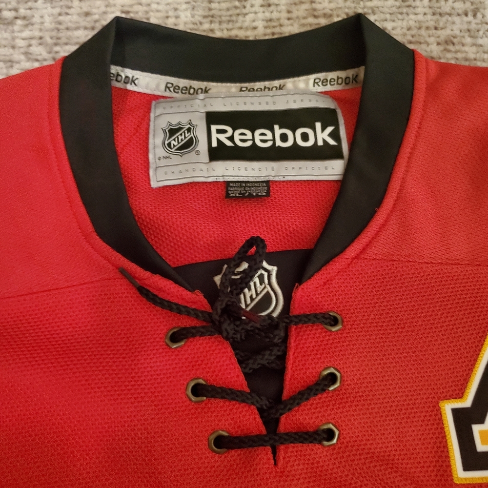 NHL Reebok Curtis Glencross Calgary Flames Home Premier Jersey - Picture 8 of 10